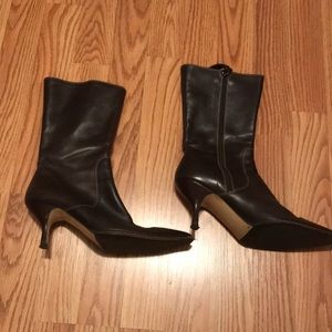 Coach leather boots